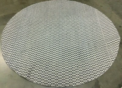 Alfombra manchada redonda marfil/azul marino 6' x 6', precio reducido 1172629709 MTK339B-6R Foto 1 de 4