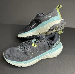 Hoka One One Challenger ATR 6 Blue Graphite Blue Glass Womens Size 9.5 B - Picture 1 of 11