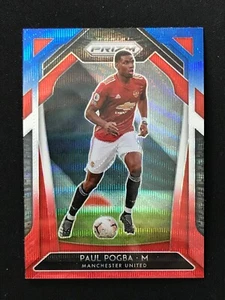Paul Pogba #9 2020-21  PRIZM PREMIER LEAGUE - RED WHITE BLUE PARALLEL - Picture 1 of 1