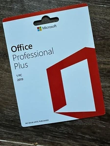 Office Microsoft Professional Plus 2019 1PC - Full Version License - Sealed - Picture 1 of 2