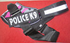 Police K9 Dog Harness Training Black Size Large