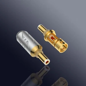 Viborg DC25G Connector Jack 5.5/2.5mm Gold plated Ø8mm DC cable plug audiophile - Picture 1 of 20