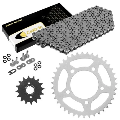 Kit de cadena de transmisión y piñones de junta tórica para Suzuki GS500E GS500F GS500H 1994-2010 Foto 1 de 4