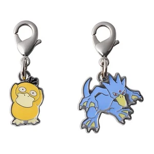 Pokemon Center Psyduck, Golduck Metall Schlüsselanhänger Neu Japan - Bild 1 von 2