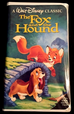 The Fox and the Hound movie VHS Black Diamond Walt Disney Classic rated G - Image 1 of 4