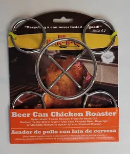 Beer Can Chicken Holder Stand Mr. Bar-B-Q Chrome Plated Steel For Grill Or Oven - Picture 1 of 2