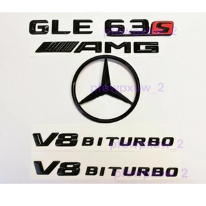 Für Mercedes Benz GLE63s C292 AMG COUPÉ A2928100000 15-19 Hinten Stern Embleme - Bild 1 von 3