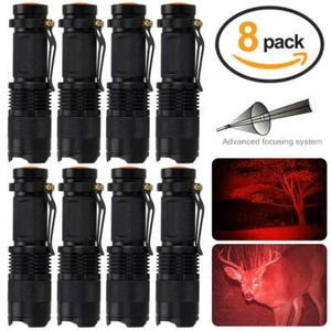 3Modos Mini Linterna LED Roja Linterna Linterna Luz Roja DHL - Imagen 1 de 19