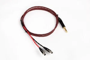 5 Ft SILVER PLATED AUDEZE LCD-2 LCD-3 LCD-4 LCD-X 1/4"  Upgrade Cable, USA Made. - Picture 1 of 4