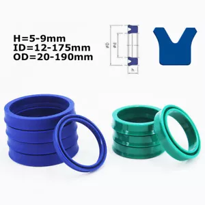 U-Cup UN/UHS/Y Type Hydraulic Rod / Piston Seal Cylinder Jack PU Height 5mm-9mm - Picture 1 of 5