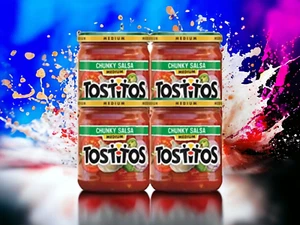 Chunky Salsa Tostitos Medium Dipping Sauce 4 Count 15.5 oz (Pack of 4) - Picture 1 of 3