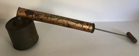 Vintage Greenbrier 51508 Tin Metal Bug Sprayer Duster Insecticide Hand Pump Cover