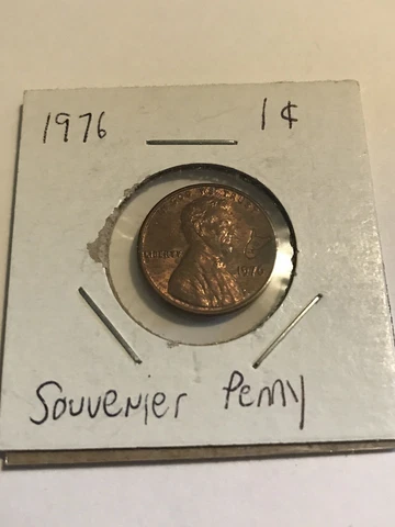1976 Souvenir - stamped Penny Cover