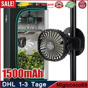 Premium Clip Ventilator oszilierend für Growbox Grow Grower Zelt Lüfter mit Clip - Bild 1 von 24