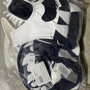 Pottery Barn GID Glow-in-Dark Dino Skeleton Costume 4-6 Years - NEW - Picture 1 of 4