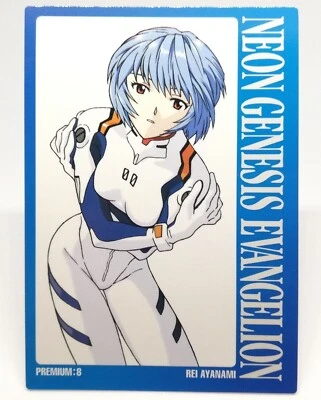 PREMIUM8 Rei Ayanami 1st Edition Neon Genesis Evangelion CARDDASS MASTERS - Image 1 of 4