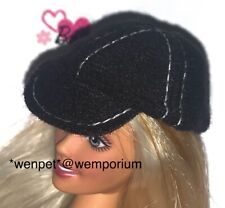 Barbie Myscene My Scene Kennedy Spring Break Black Cap Doll Hat Accessories