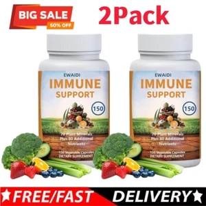 Pack De 2 IMMUNE 150 THE ULTIMATE MULTIVITAMIN, INMUNE BOOSTER - 150 CÁPSULAS - Imagen 1 de 10