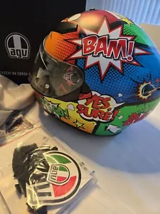 AGV K-3 SV Full Face Motorcycle Helmet - Balloon Red Size MS - Picture 1 of 6