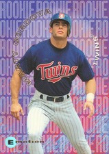 1995 Emotion Baseball Rookie #3 Marty Cordova Minnesota Twins