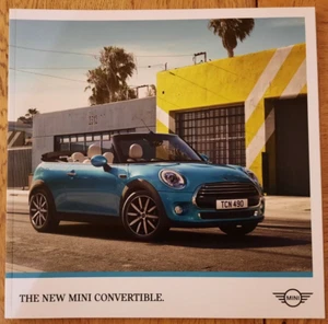 2016 MINI CONVERTIBLE car sales brochure from the UK. Very thick catalogue - Picture 1 of 5