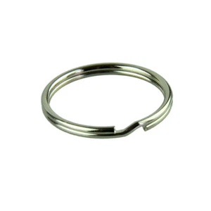 1-3-5-10 Anneaux Porte clé Argente 25mm Doublé Porte cles - Picture 1 of 6