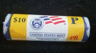 2009 P 25c - Puerto Rico U.S. Mint Wrapped Roll  - Image 1 of 3