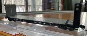 Athearn N Scale RTR #10877 53’ Bulkhead Flat Car Northern Pacific #67138 NIB NY - Picture 1 of 8