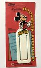 Disney MICKEY MOUSE Bookmark Paper Clip BRAND NEW Vintage Krystalike
