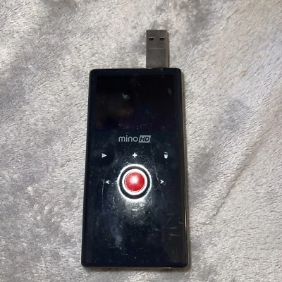 FlipVideo MinoHD M2120 2x Digital Zoom Camcorder For Parts Or Repair - Image 1 of 4