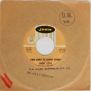 Jimmy Love - Two Sides To Every Story 7” Single 1965 Josie Records USA-Scarce - Picture 1 of 4