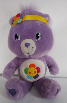14" Púrpura Armonía Flor del Sol Vientre Arco Iris CUIDADO OSO con Diadema, Usado Foto 1 de 4