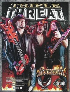 Anuncio de guitarras y batería en D Hellyeah Vinnie Paul Tom Maxwell Bob Zilla Dean - Imagen 1 de 3