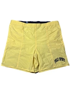 Raro costume da bagno vintage POLO SPORT Ralph Lauren logo giallo anni 90 taglia M - Foto 1 di 10