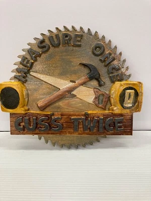 Wood Workers Wooden Plaque - Image 1 of 2