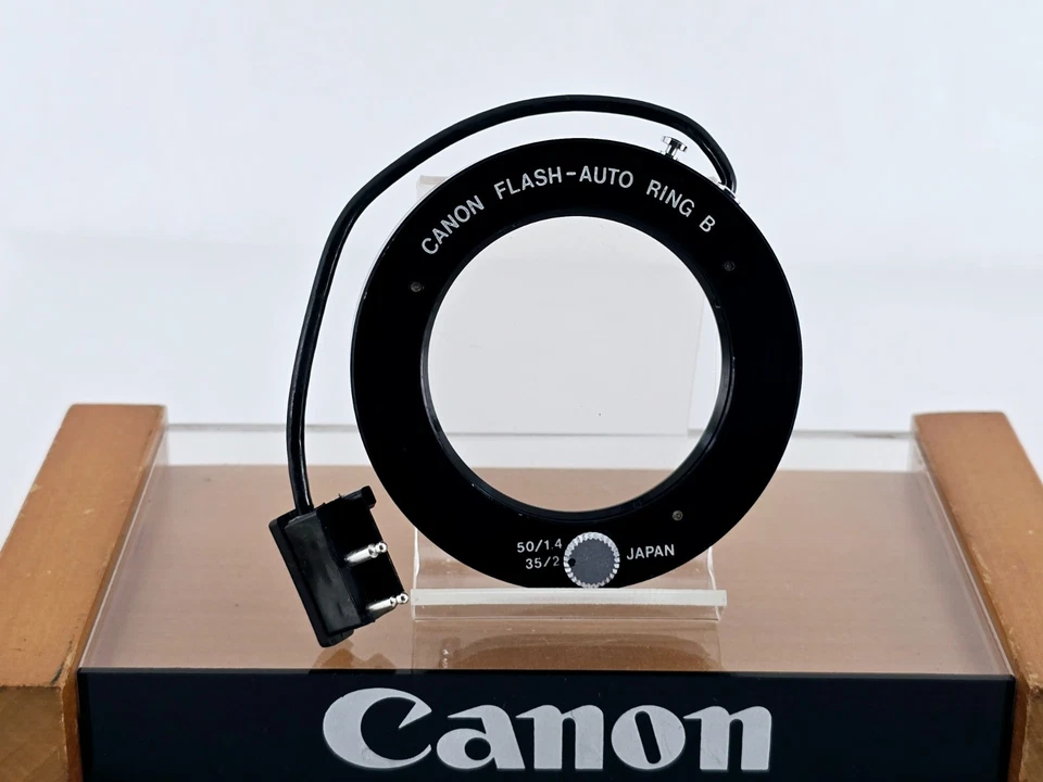 🌸[Near MINT] Canon Flash-Auto Ring B 50mm F1.4 35mm F2 From Japan - Image 1 of 4