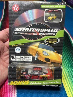 Need For Speed Porsche Unleashed #28 Custom TEXACO 1:64 NASCAR Race CAR - Image 1 of 3
