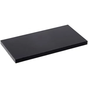 Plymor Base Espositore Rettangolare in Acrilico Nero, 4" L x 2" P x 0,25" H - Foto 1 di 1