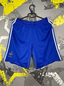 France Home football Soccer Shorts 2006 - 2007 Blue Adidas Men Size L ig93 - Picture 1 of 8