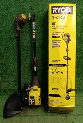 Ryobi RY4CSS 4-Cycle 30cc Attachment Capable Straight Shaft Gas Trimmer **READ** - Image 1 of 4