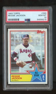 1983 Topps Set-Break #390 Reggie Jackson All-Star PSA 10 GEM MINT - Bild 1 von 2