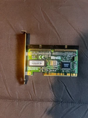Vintage Promise Technology Ultra66 ATA IDE PCI Controller - UNTESTED - Image 1 of 4