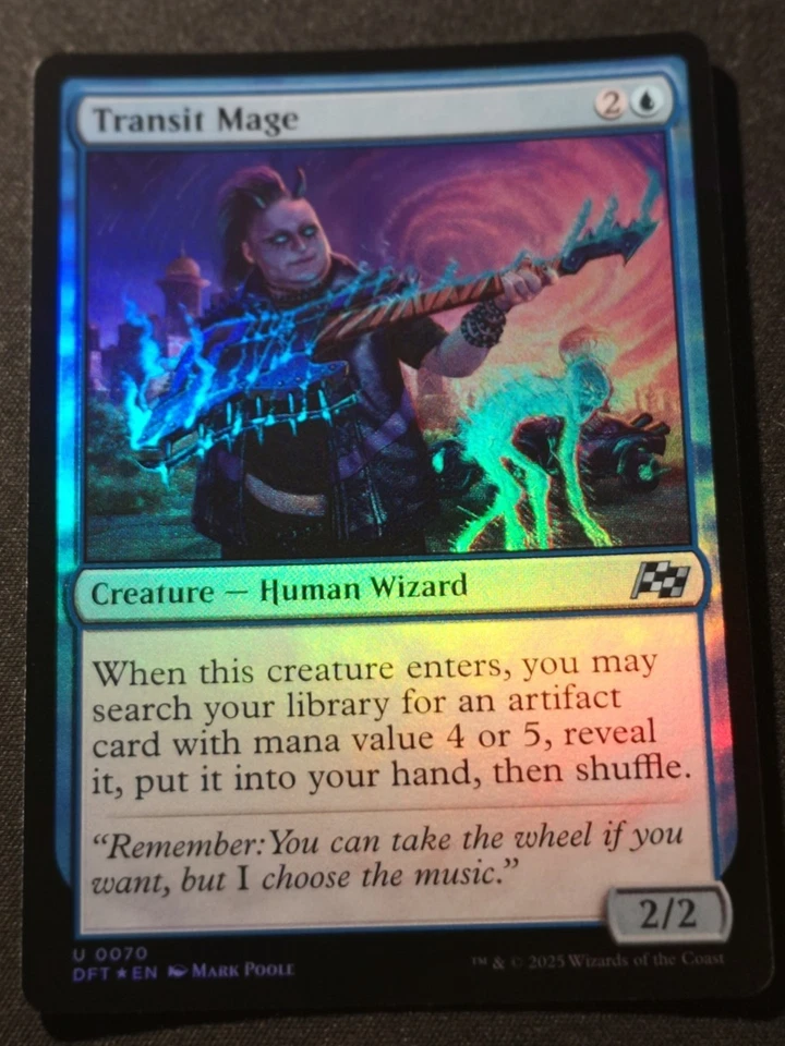 Transit Mage - Foil - DFT - MTG - EN - NM - 0070 - Image 1 of 1