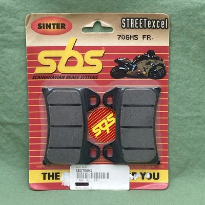 全新 正品 SBS 706HS Street Excel 烧结前刹车片 适用于 DUCATI — 第 1/2 张图片