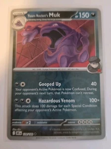 Team Rocket's Muk 124/182 Sv10: Destined Rivals Reverse Holo - Imagen 1 de 1