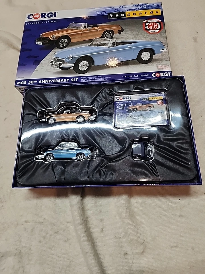 Corgi Vanguards MG1002 MGB 50 Aniversario Set Die-cast NUEVO - Excelente  Foto 1 de 4