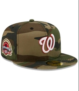 Washington Nationals New Era Mütze Camouflage Armed Forces On-Field 59FIFTY nicht verstellbar - Bild 1 von 5