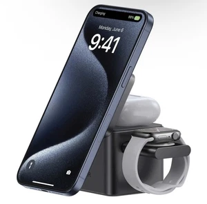 New Anker MagGo 3-in-1 Cube Charging Station for iPhone AirPods and  Apple Watch - Picture 1 of 8