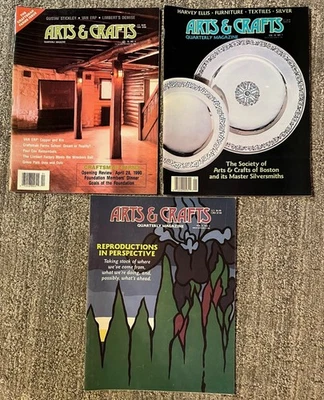 3 Issues "Arts & Crafts Quarterly" (Style 1900), Vols 3-5, 1990-1992 - Image 1 of 4