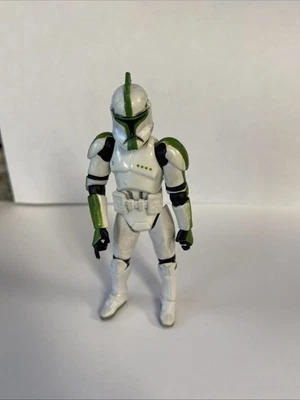 Figura de acción Star Wars Green Clone Trooper Sergeant 2003 3,75" Foto 1 de 3